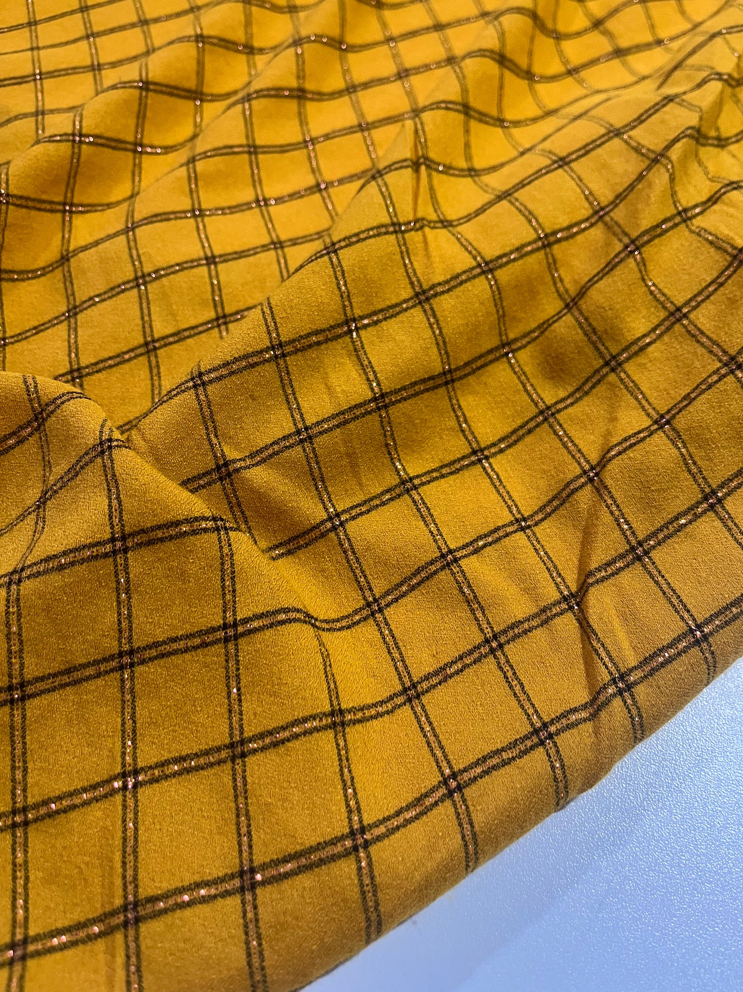 HYACINTHE 006 cotton lurex check