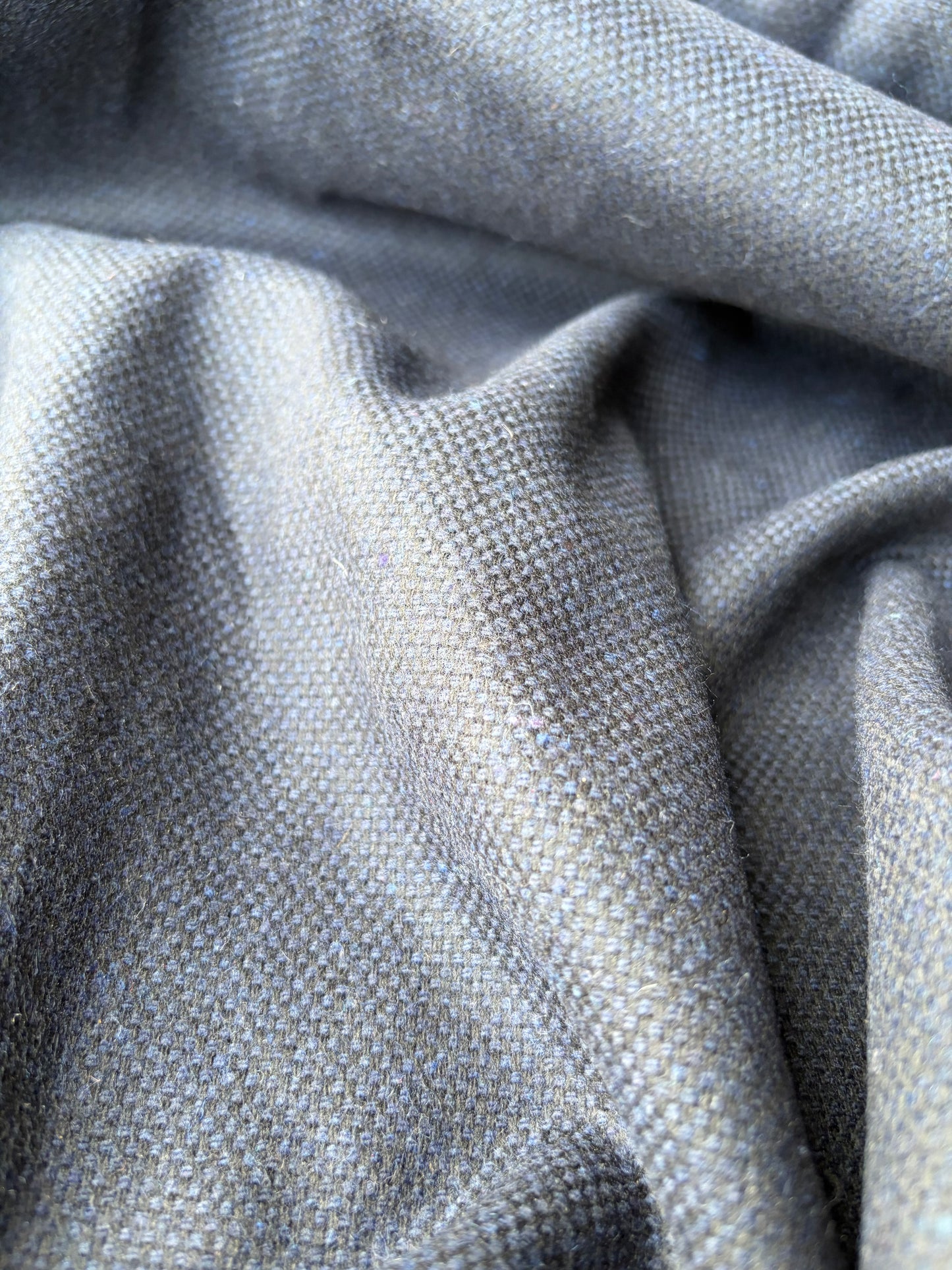KALEB 016 navy wool tweed