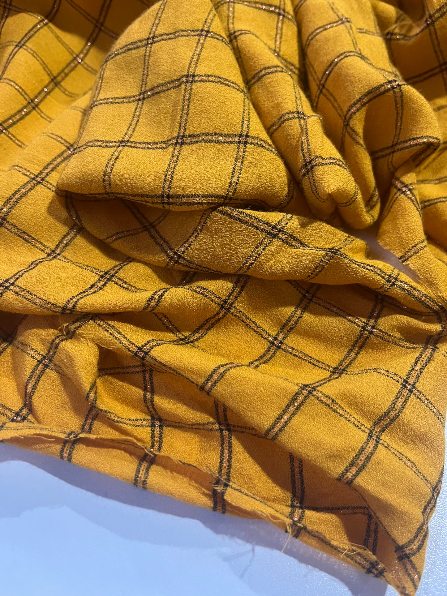 HYACINTHE 006 cotton lurex check