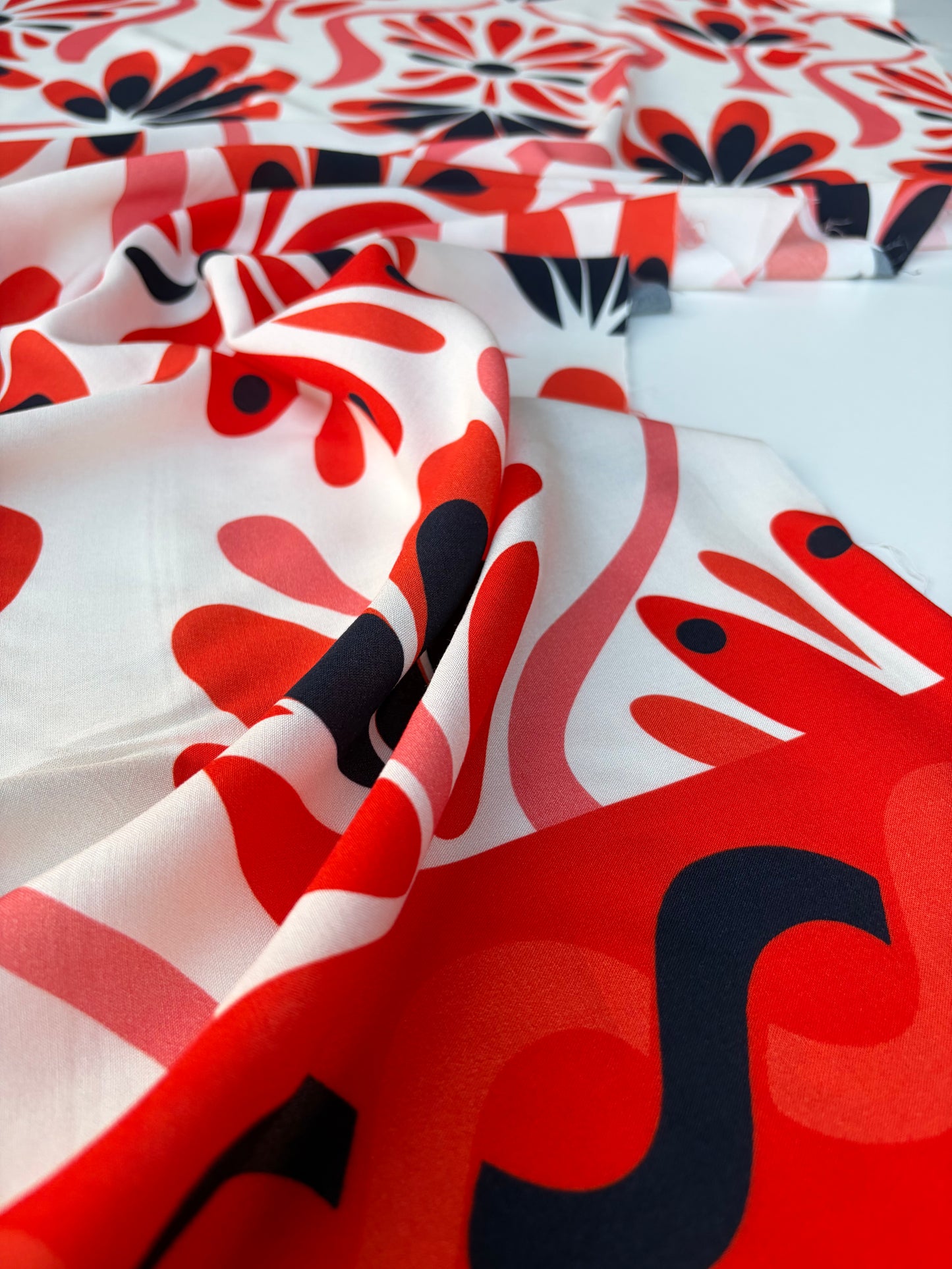 MARGE 027 viscose single border print
