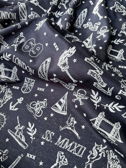 KALEB 017 light cotton jersey printed