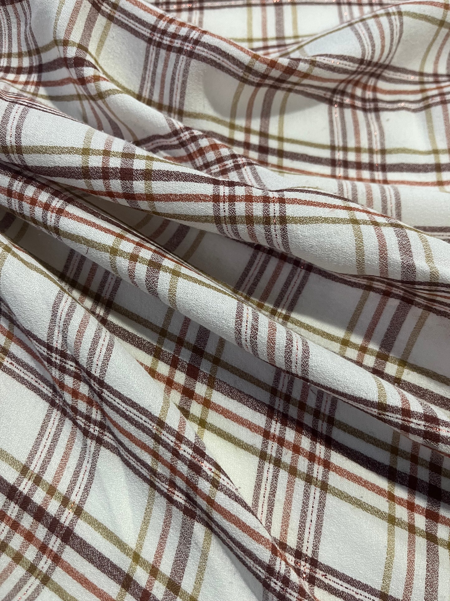 HYACINTHE 007 cotton lurex check