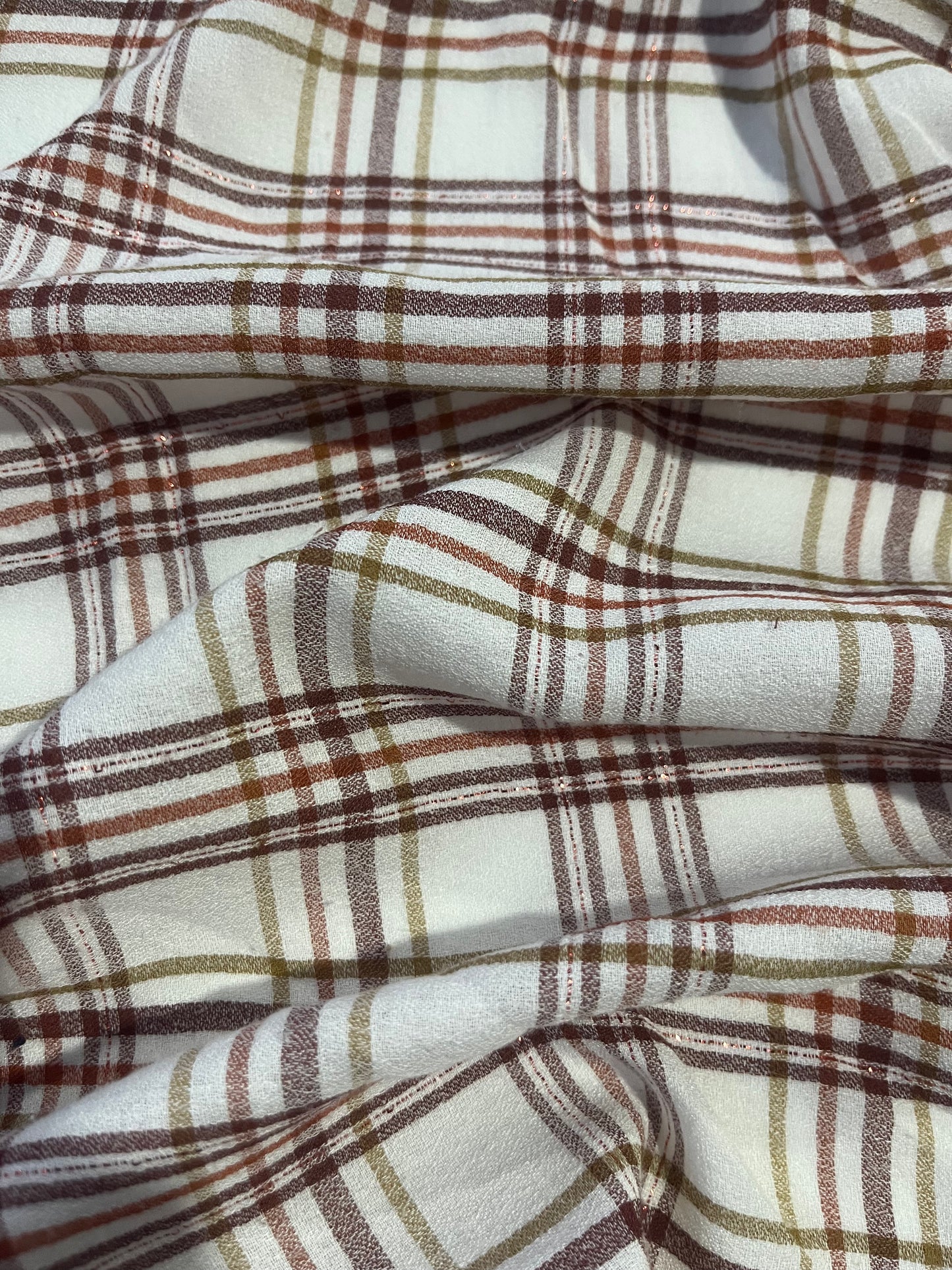 HYACINTHE 007 cotton lurex check