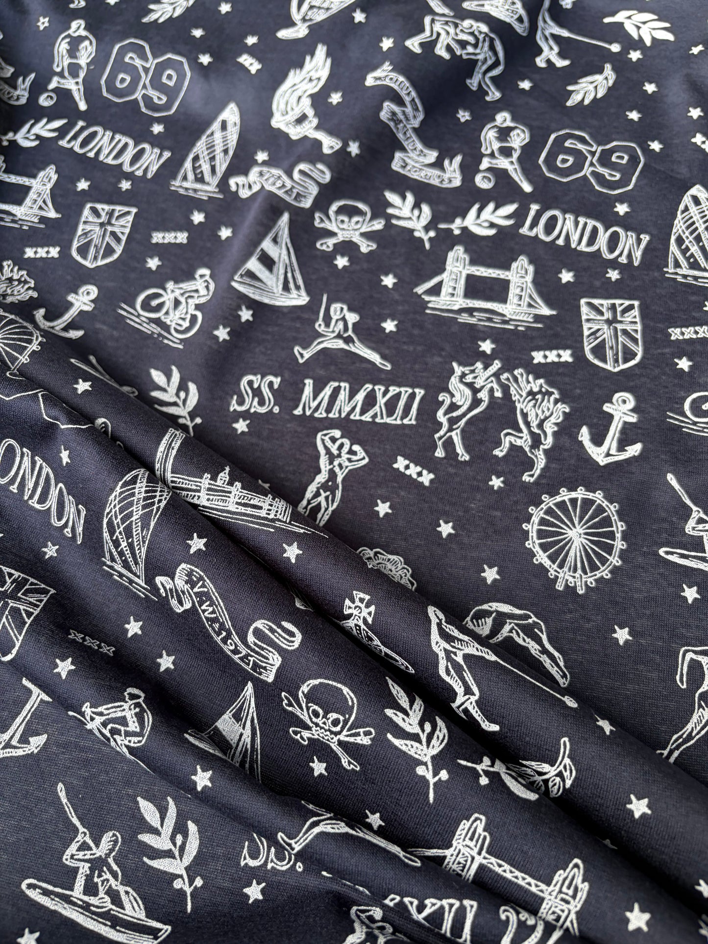 KALEB 017 light cotton jersey printed