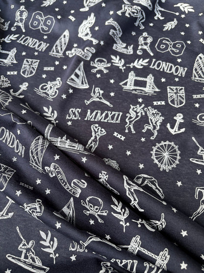 KALEB 017 light cotton jersey printed