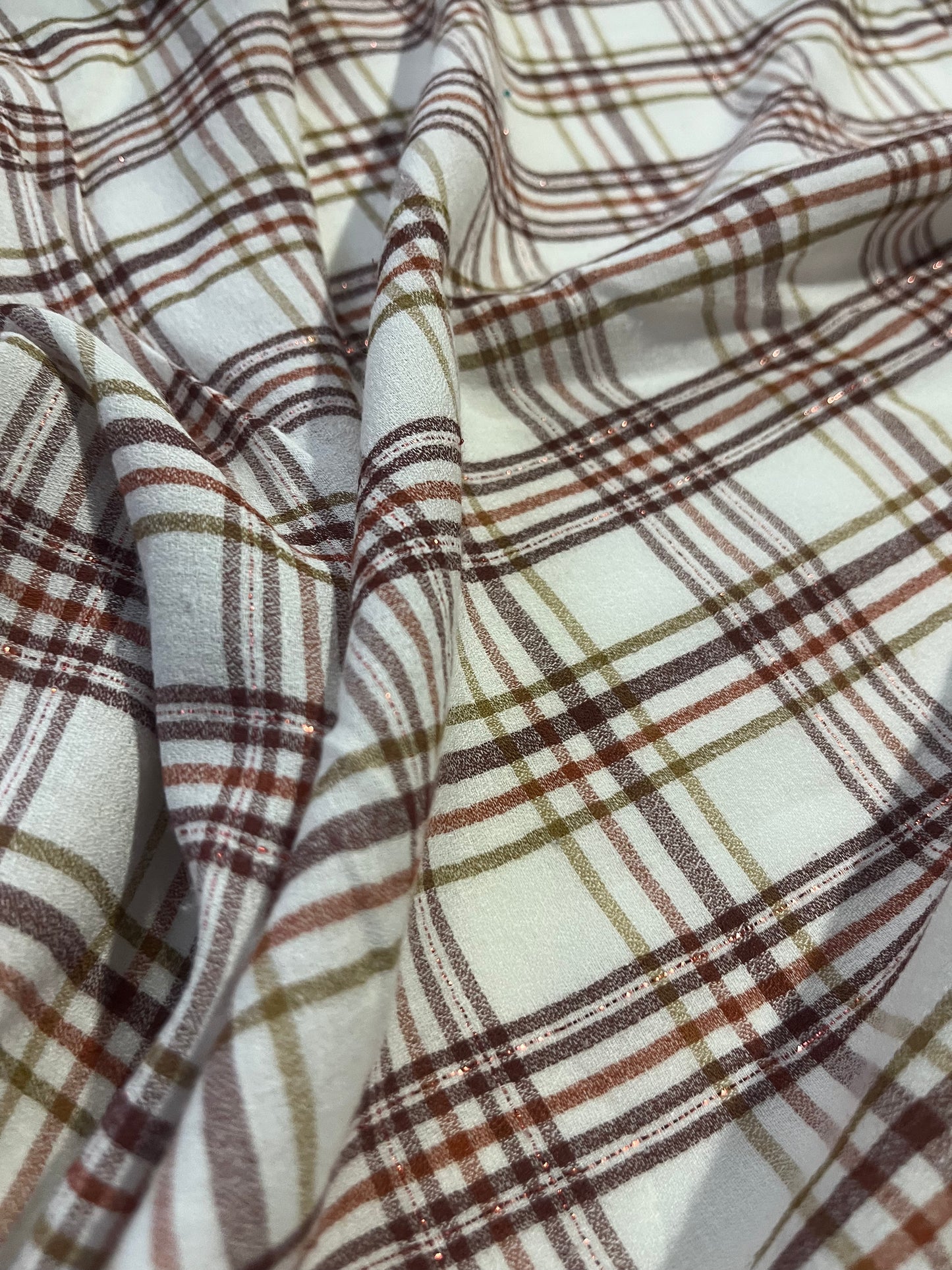 HYACINTHE 007 cotton lurex check