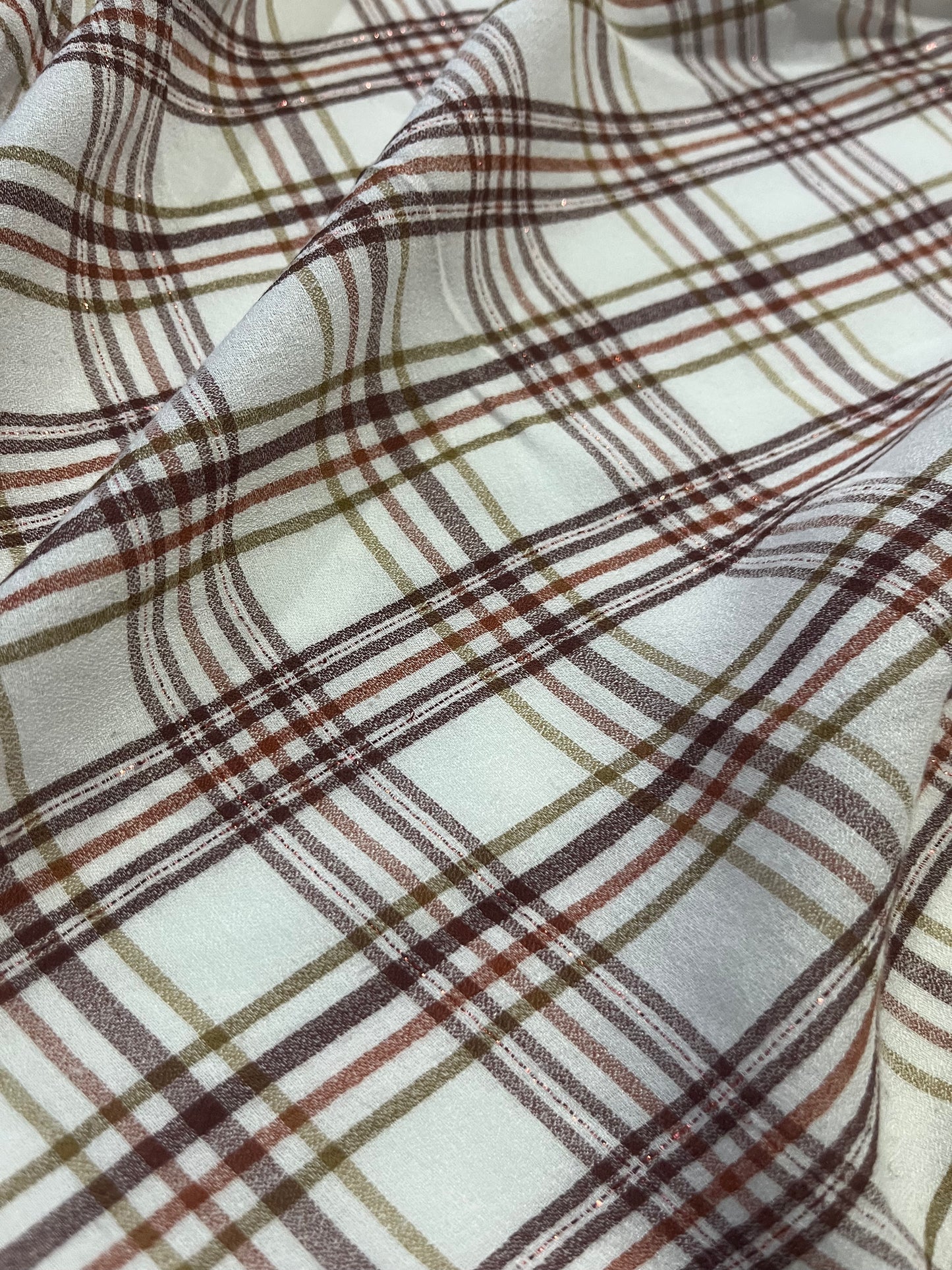 HYACINTHE 007 cotton lurex check