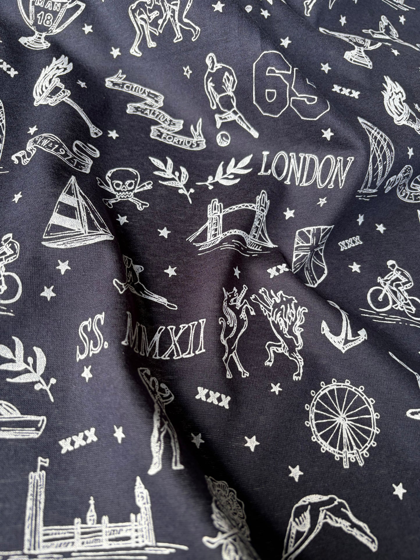 KALEB 017 light cotton jersey printed