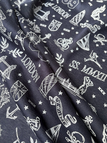 KALEB 017 light cotton jersey printed
