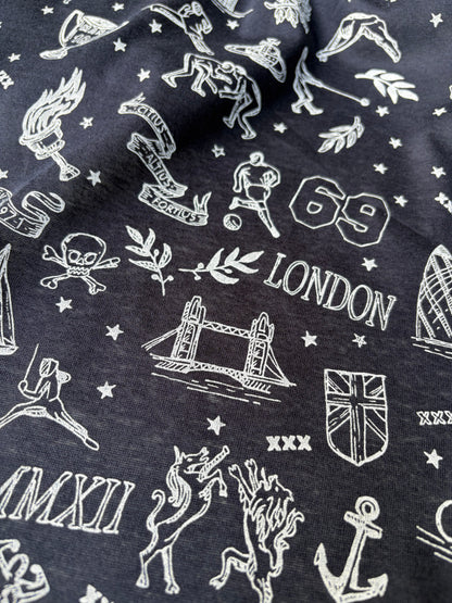 KALEB 017 light cotton jersey printed