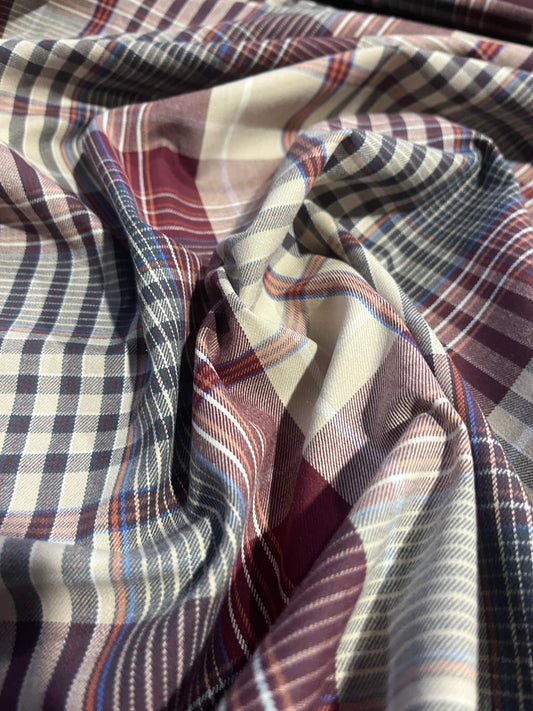 HYACINTHE 008 heavy cotton check