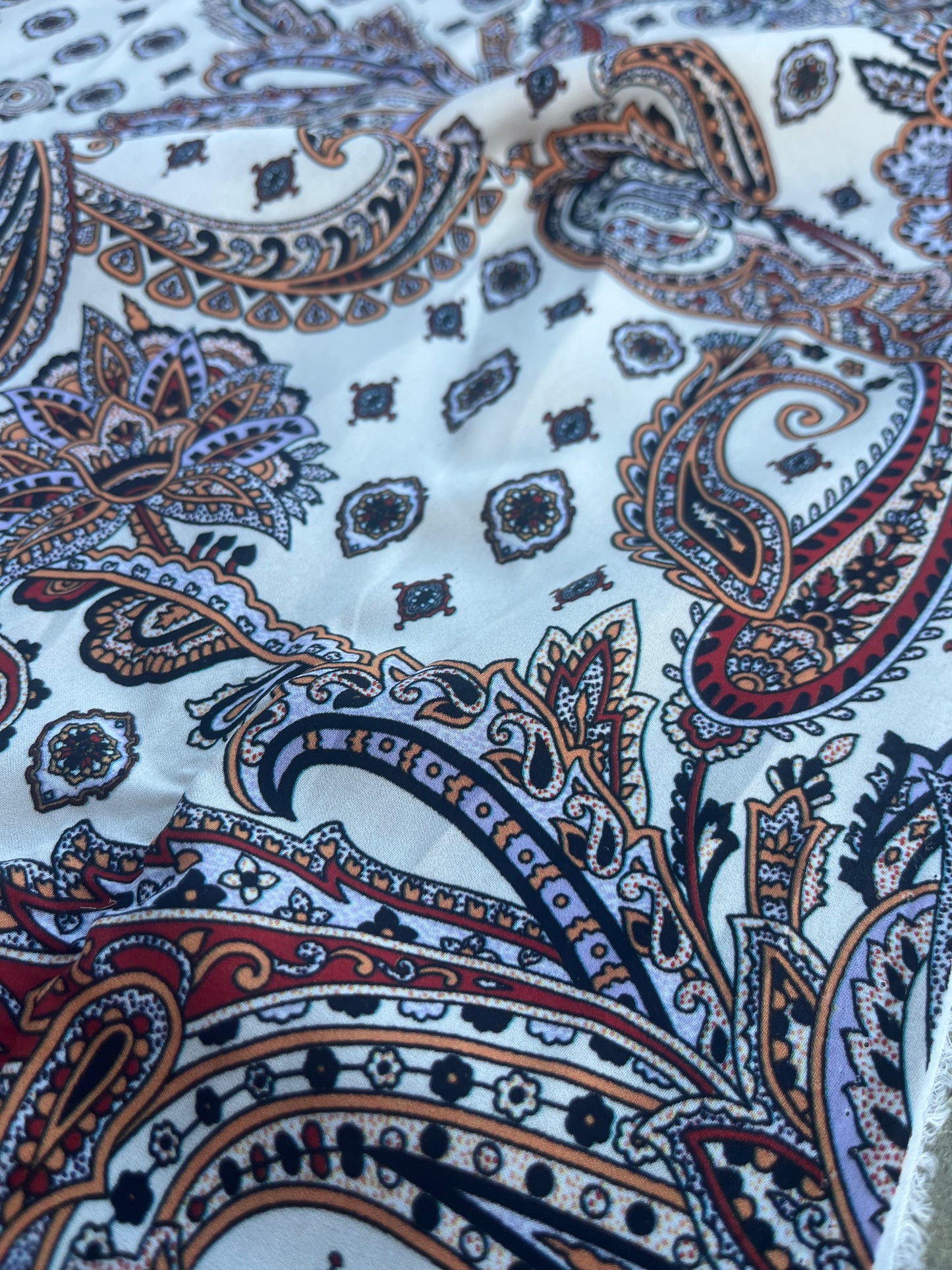 FLORA 004 viscose with cashemere print