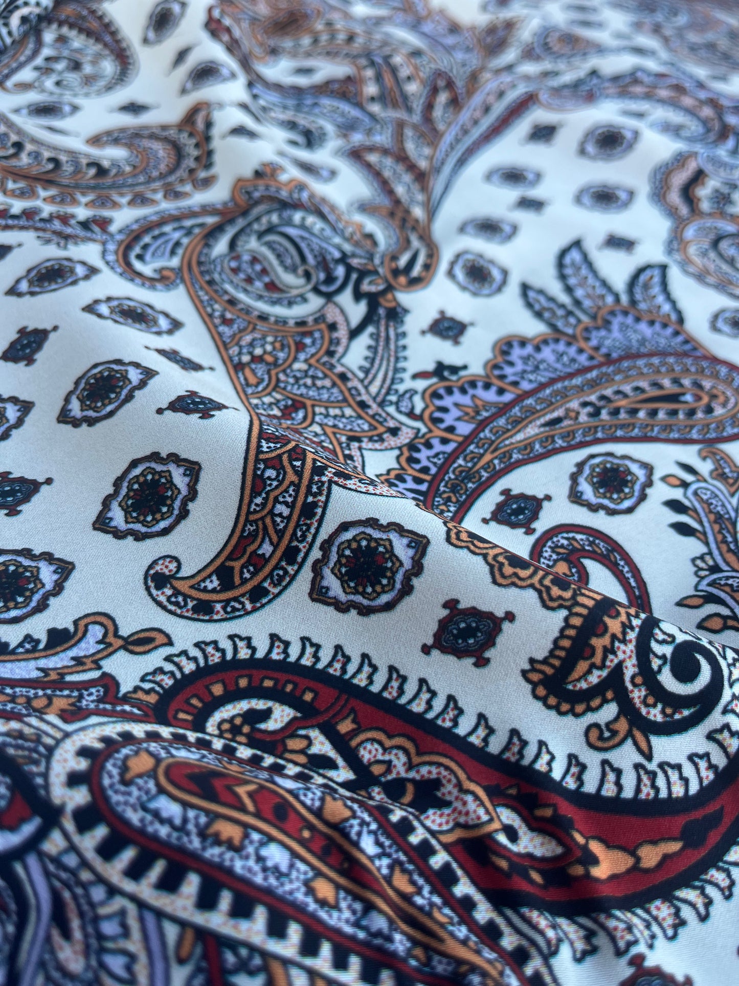 FLORA 004 viscose with cashemere print