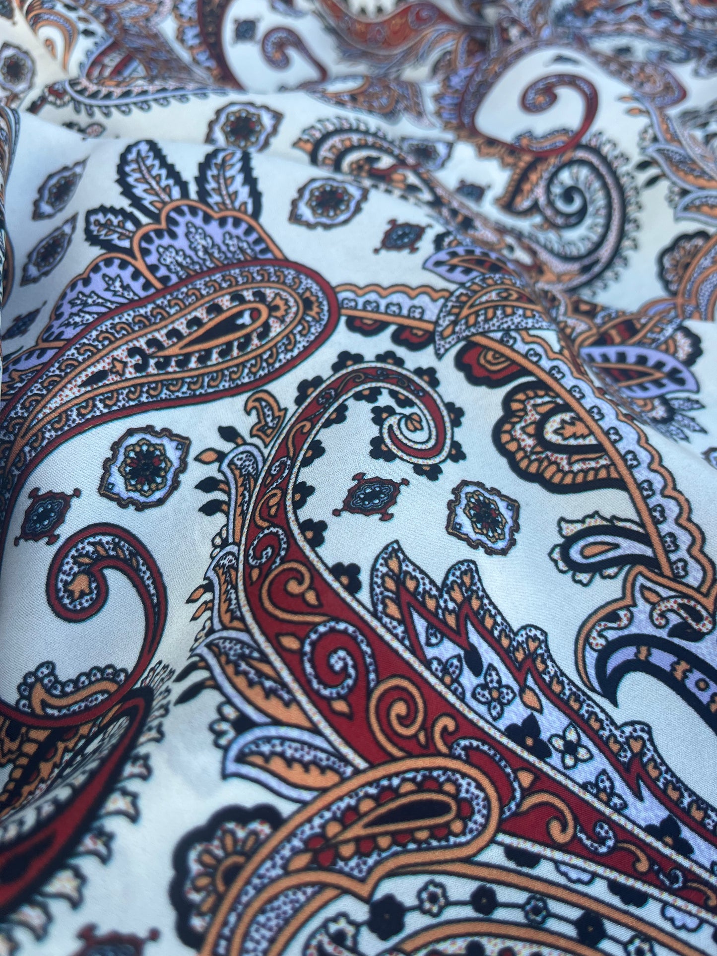 FLORA 004 viscose with cashemere print