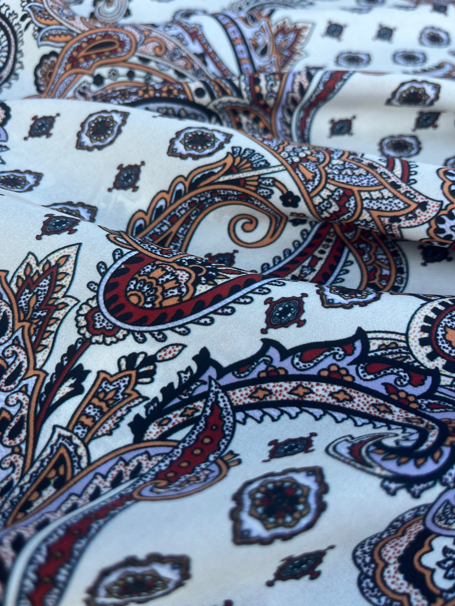 FLORA 004 viscose with cashemere print