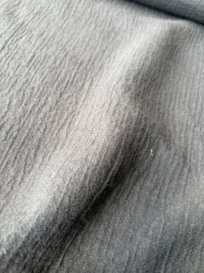 KALEB 020 black heavy wool double fabric