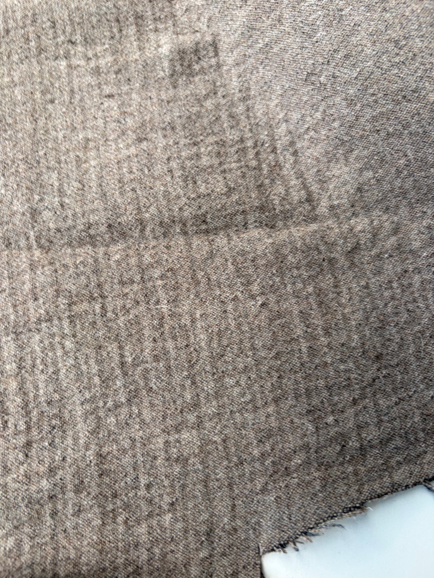 KALEB 021 grey/brown heavy wool double fabric