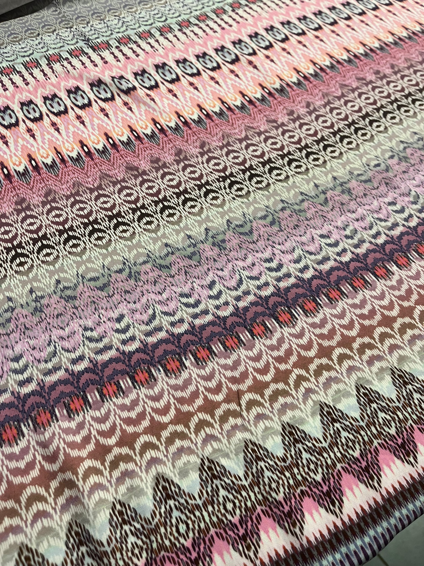 HYACINTHE 016 viscose ethnical stripes