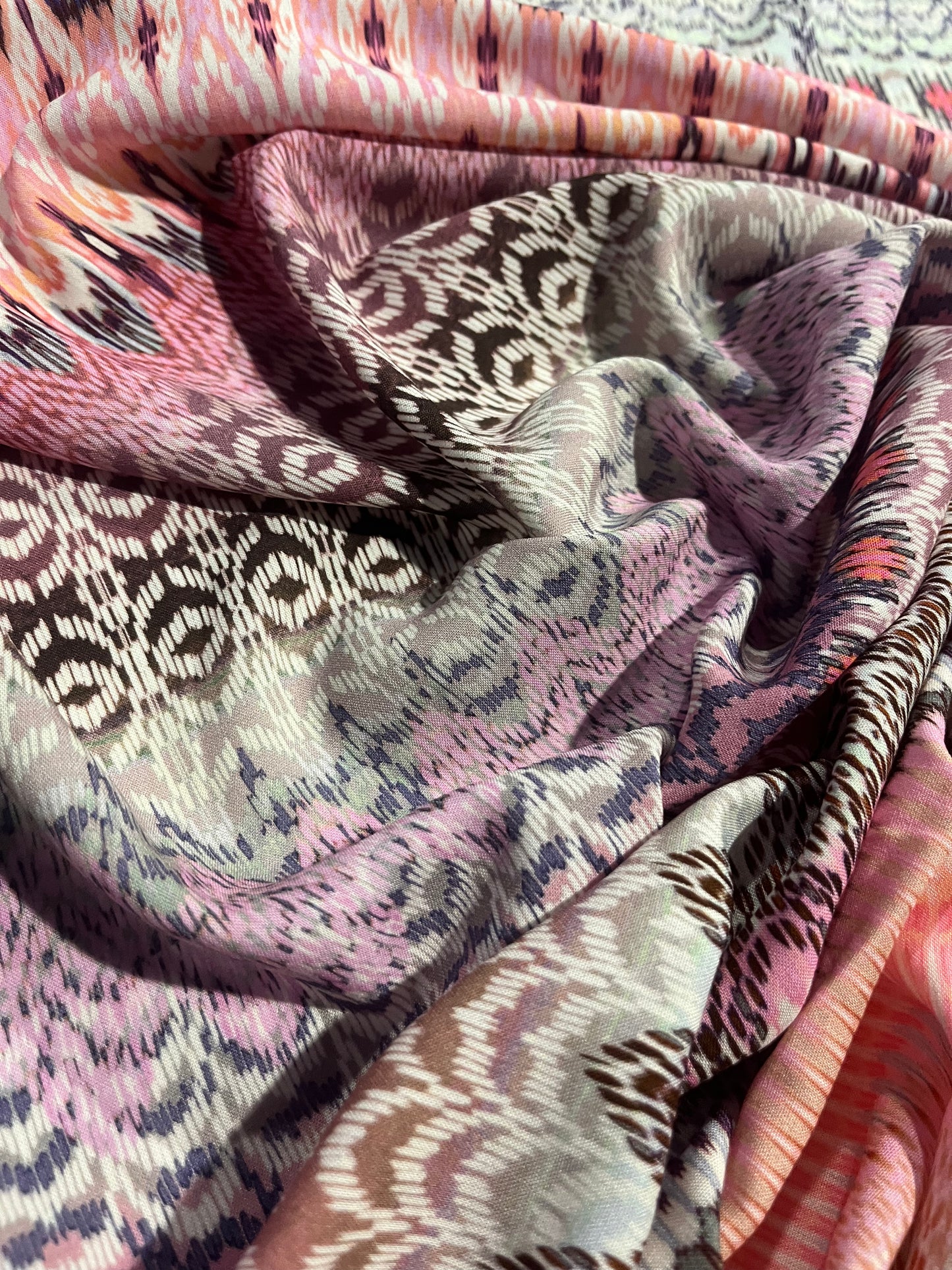 HYACINTHE 016 viscose ethnical stripes