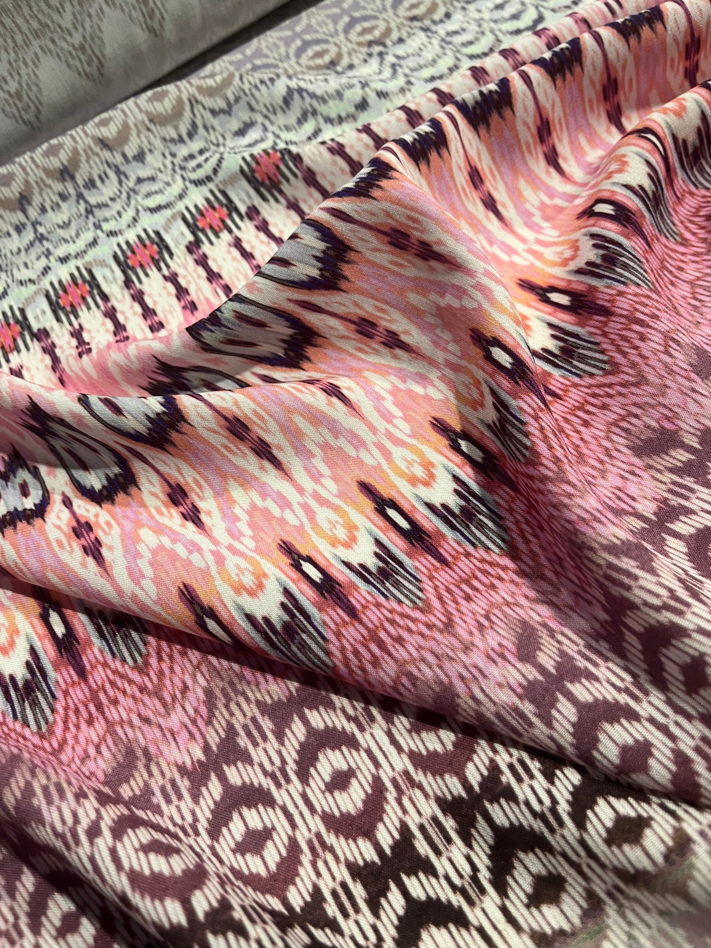 HYACINTHE 016 viscose ethnical stripes