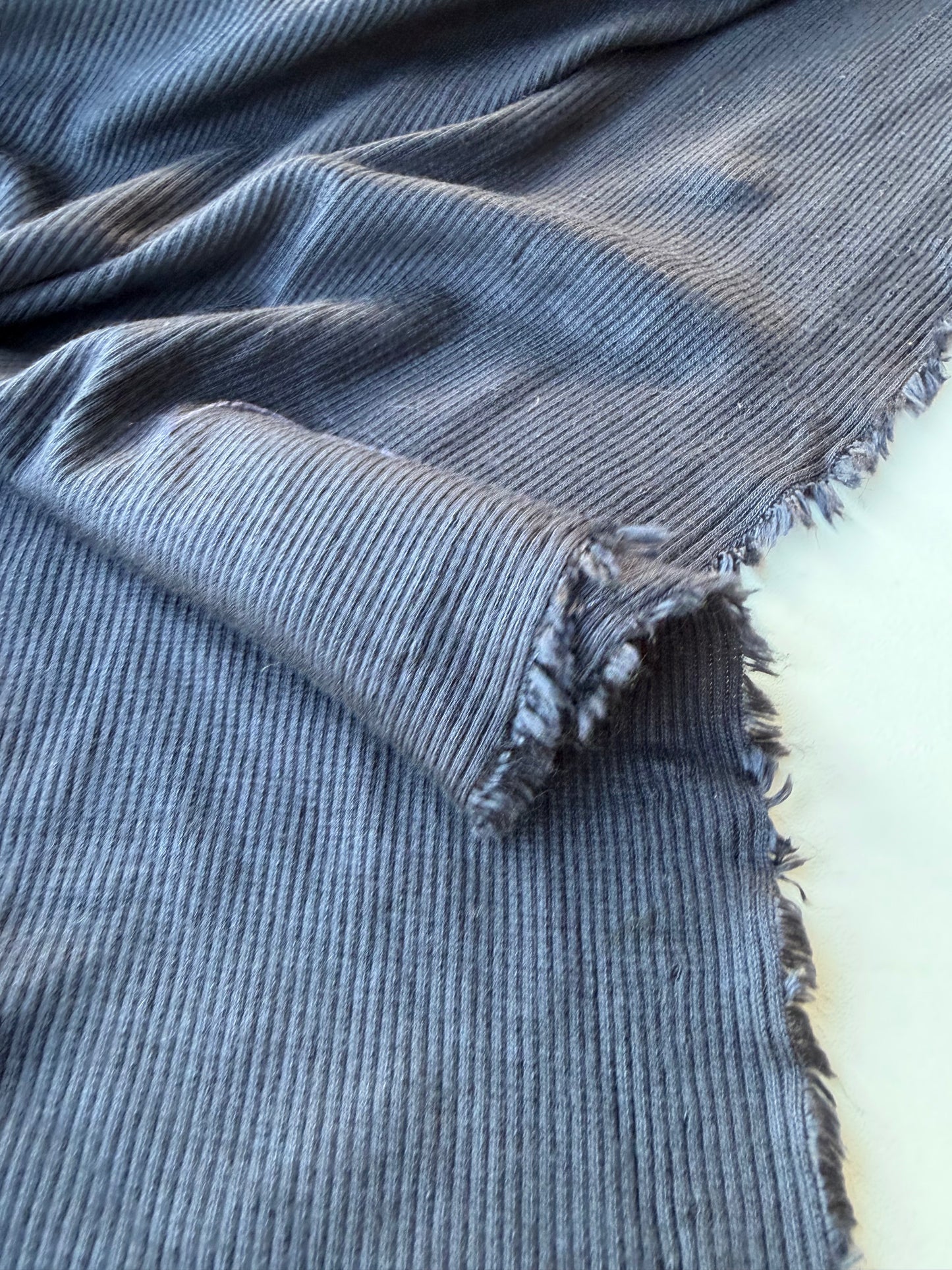 MARGE 034 viscose rib navy