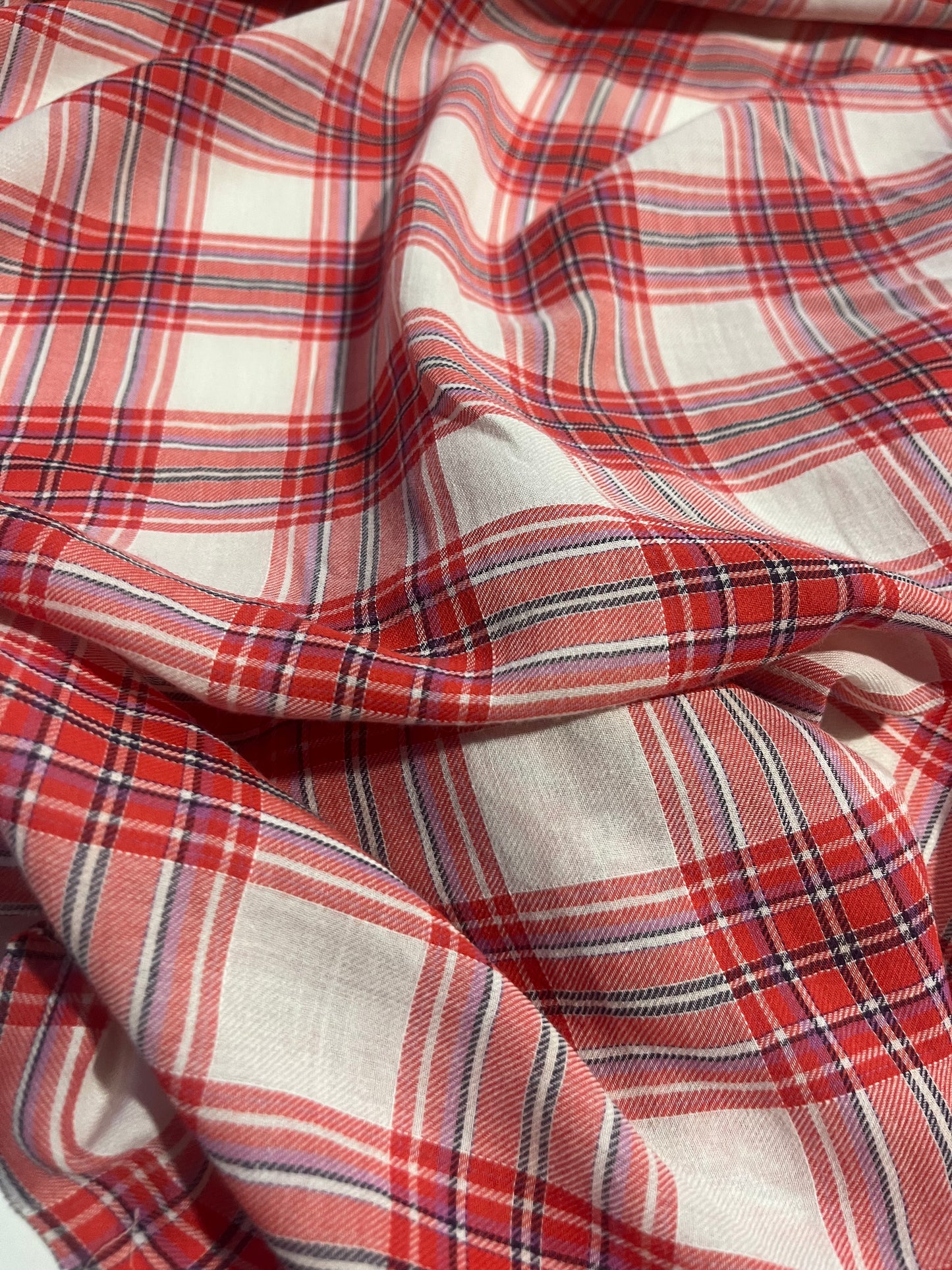 HYACINTHE 017 cotton crinckle check