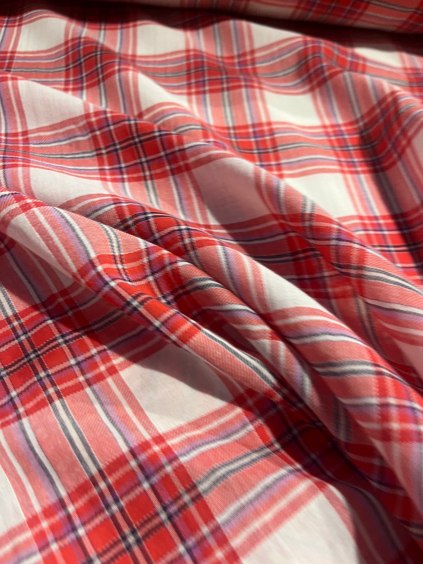 HYACINTHE 017 cotton crinckle check