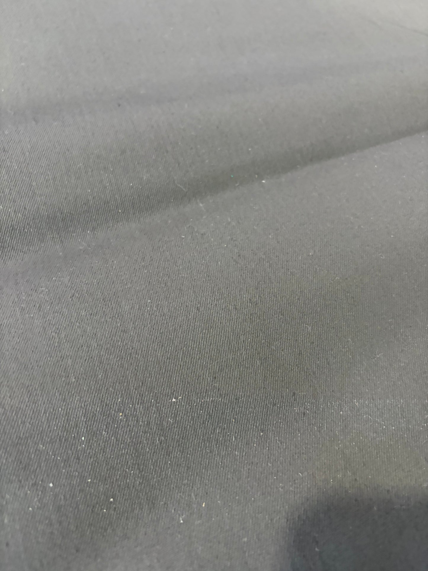RAW DENIM 001 black coloured coated stretch denim