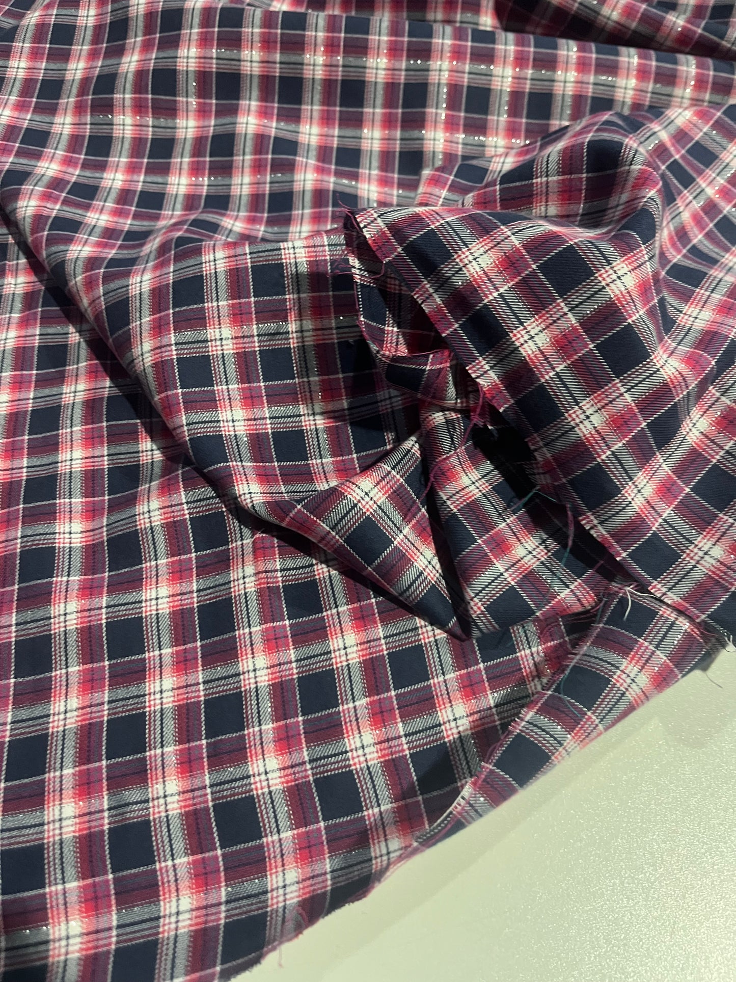 HYACINTHE 019 cotton lurex check