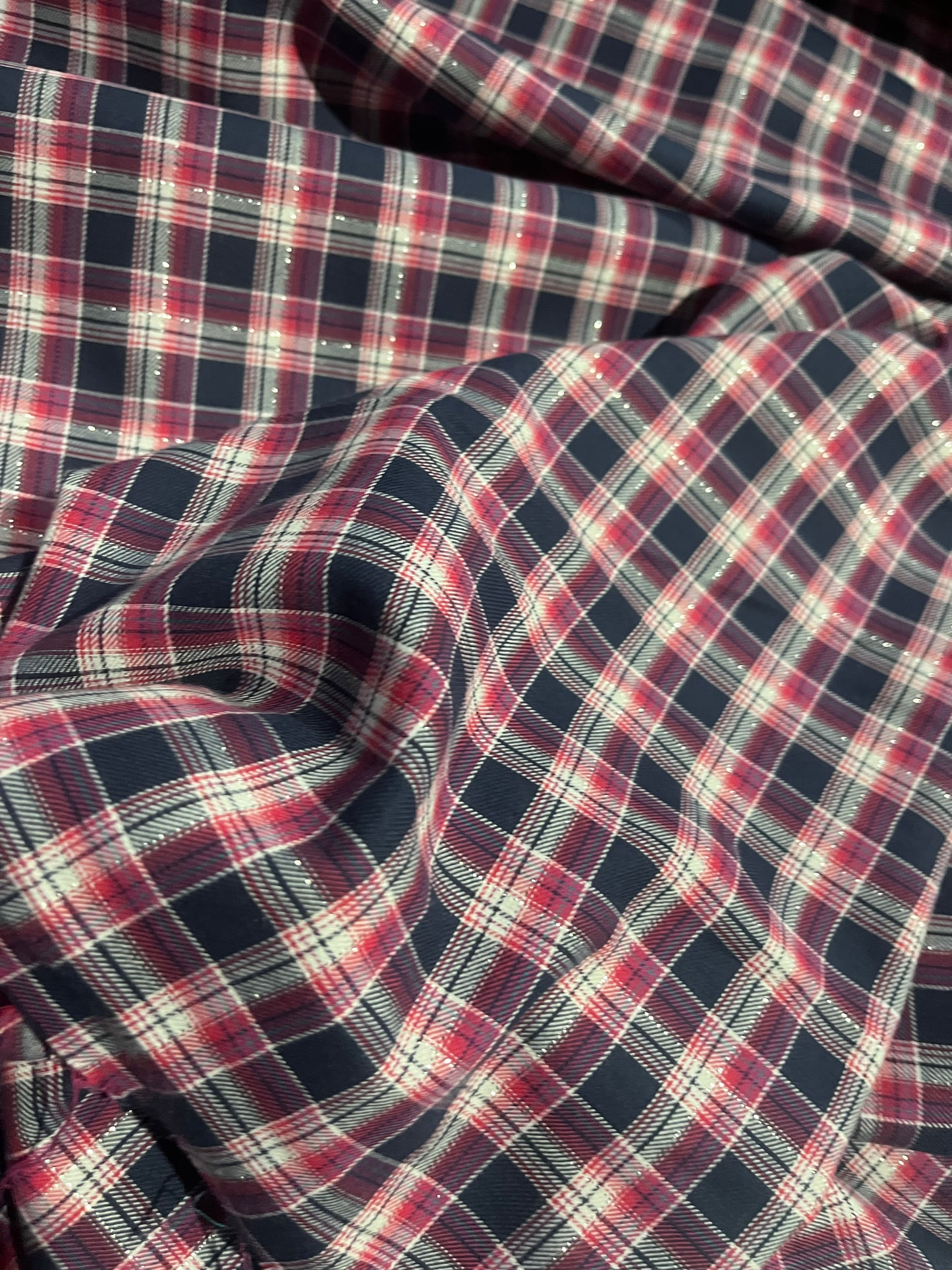 HYACINTHE 019 cotton lurex check