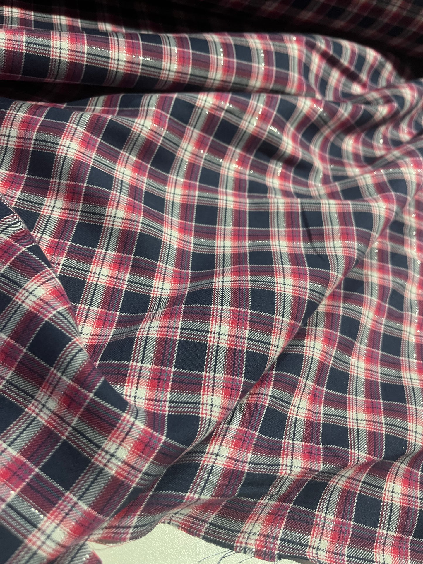 HYACINTHE 019 cotton lurex check