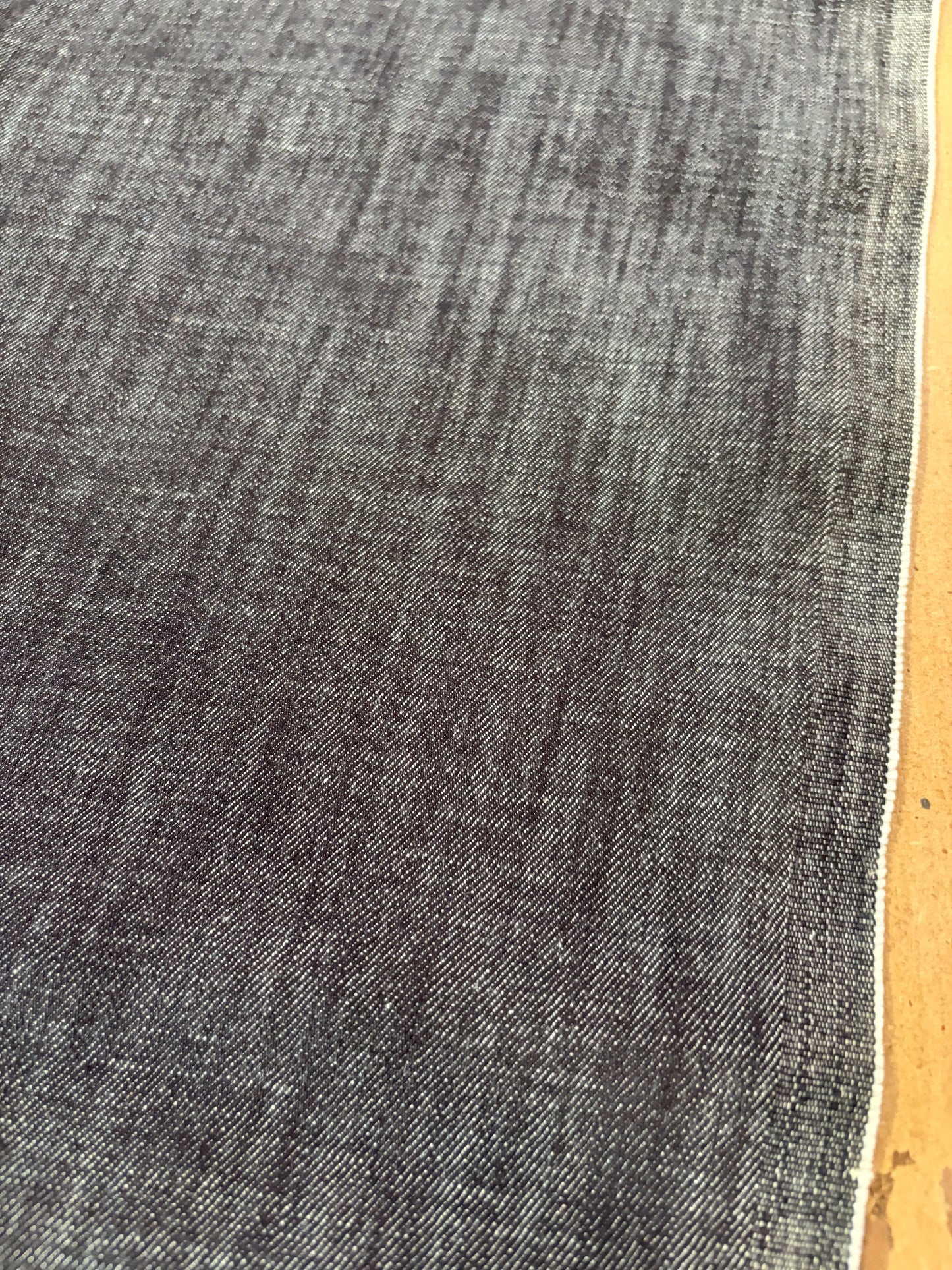 RAW DENIM 003 midweight stretch denim slub