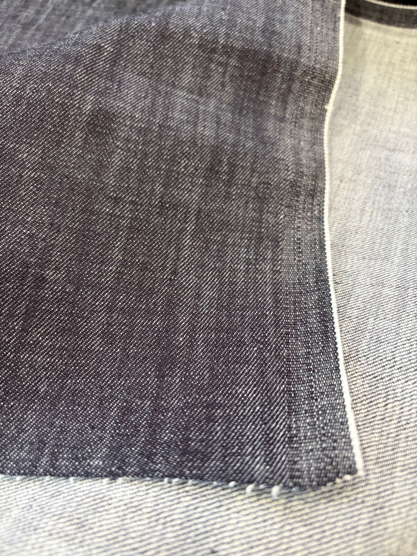 RAW DENIM 003 midweight stretch denim slub
