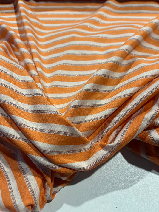 MIMI 015 viscose jersey shiny stripes