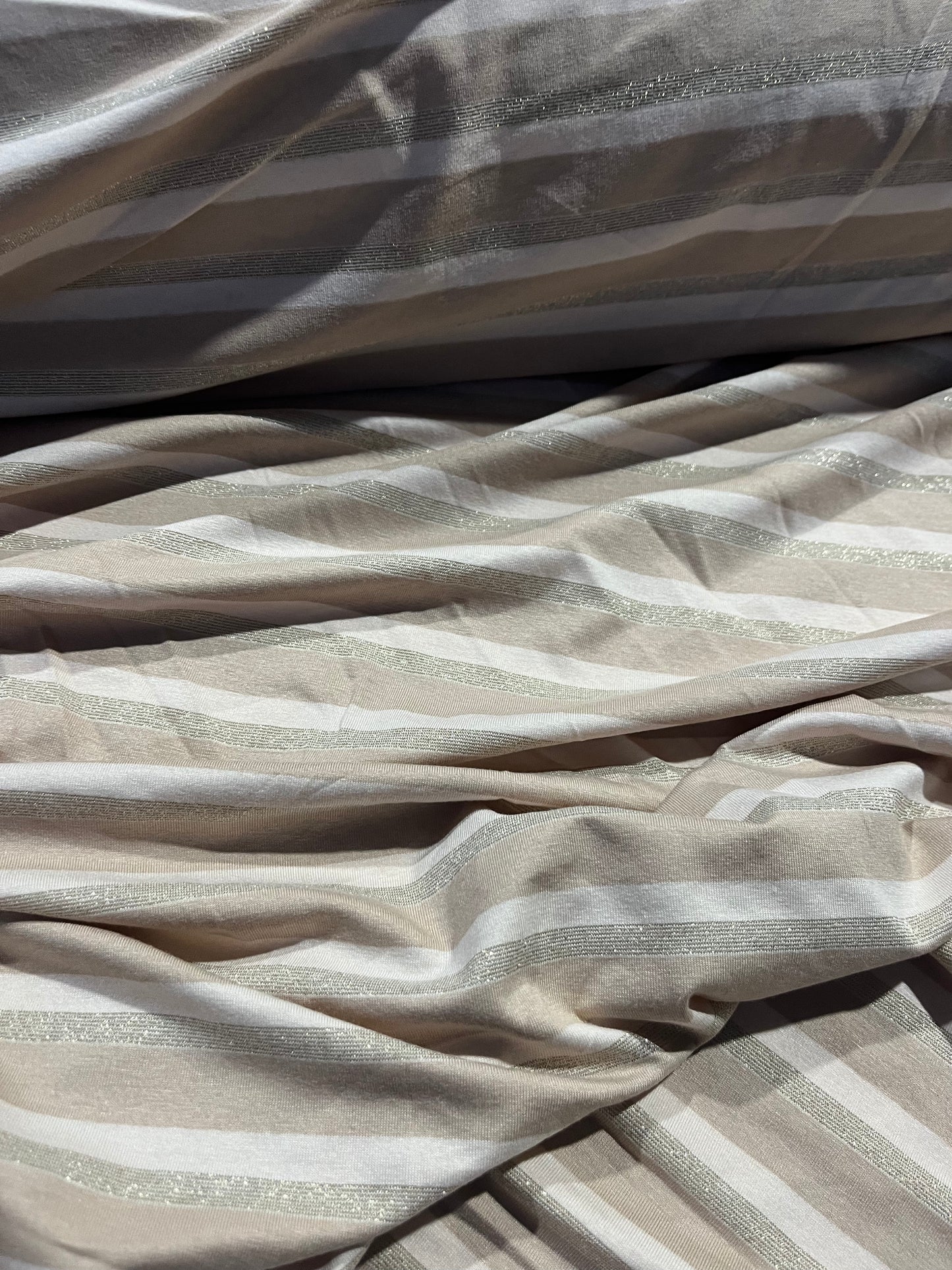 MIMI 016 viscose jersey shiny stripes