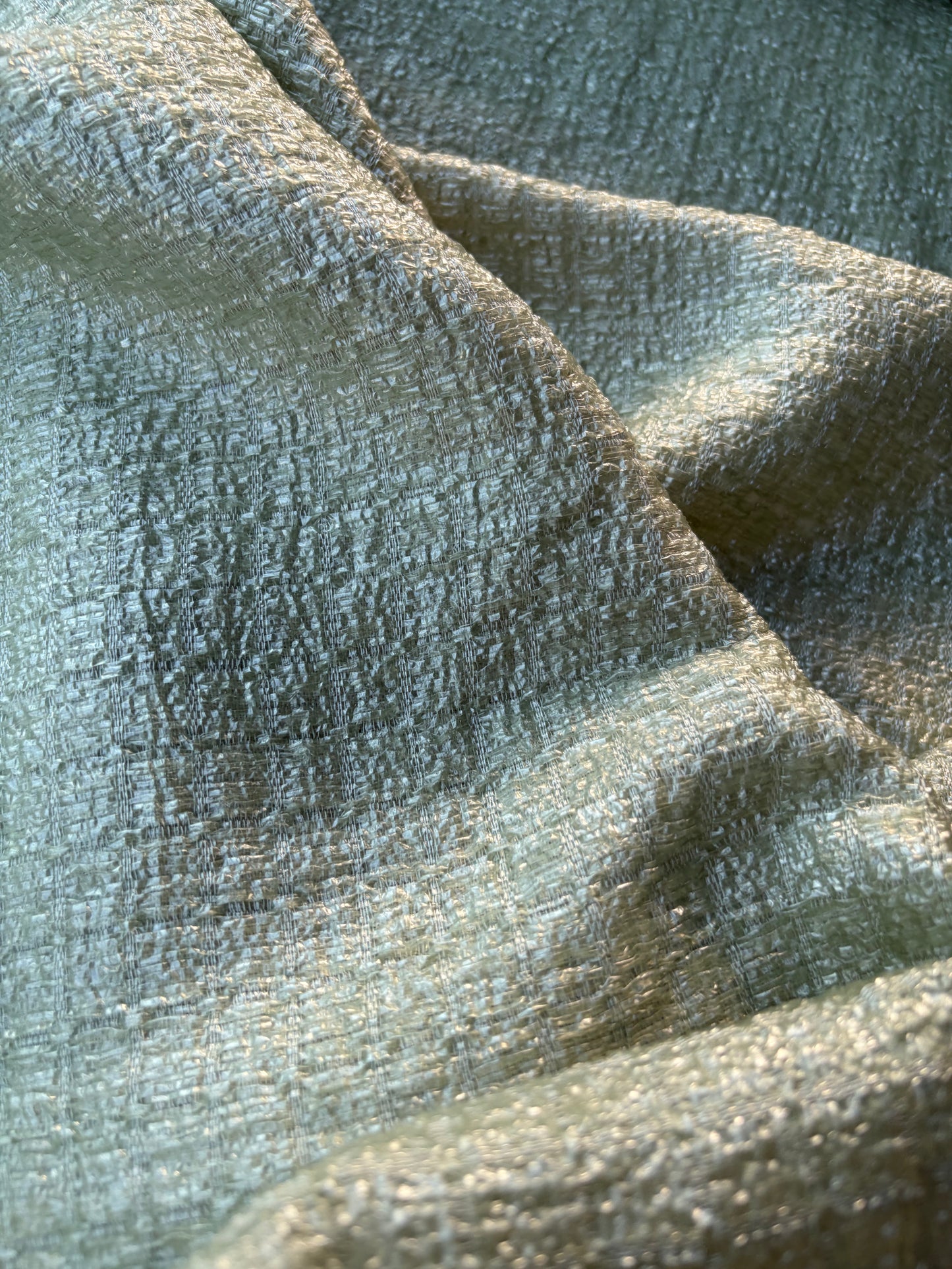 MARGE 039 shiny Chanel style fabric sage green
