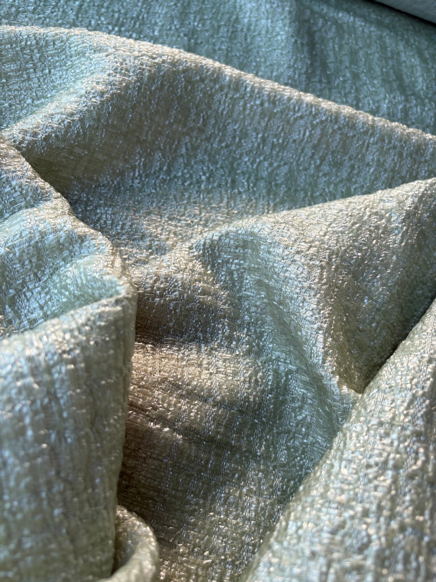 MARGE 039 shiny Chanel style fabric sage green