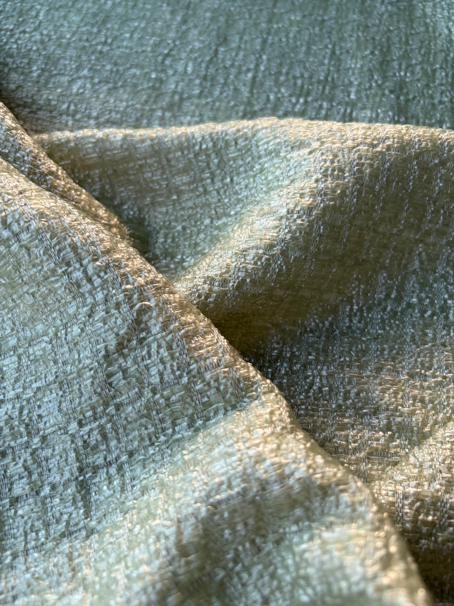 MARGE 039 shiny Chanel style fabric sage green
