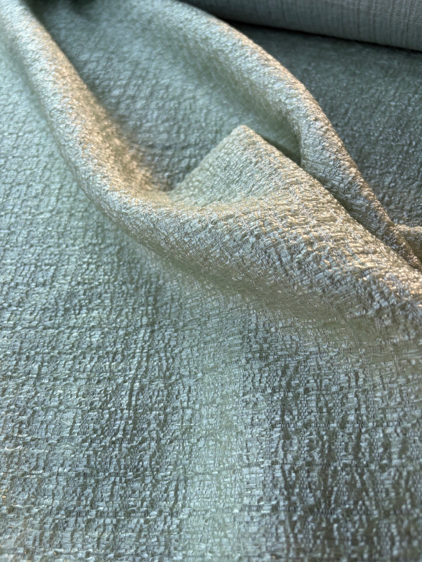 MARGE 039 shiny Chanel style fabric sage green