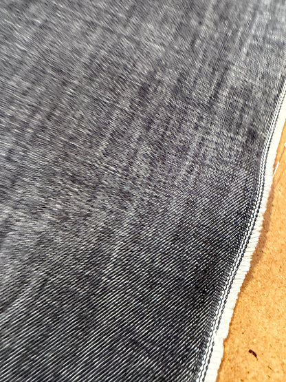 RAW DENIM 008 midweight slub denim dark indigo no stretch