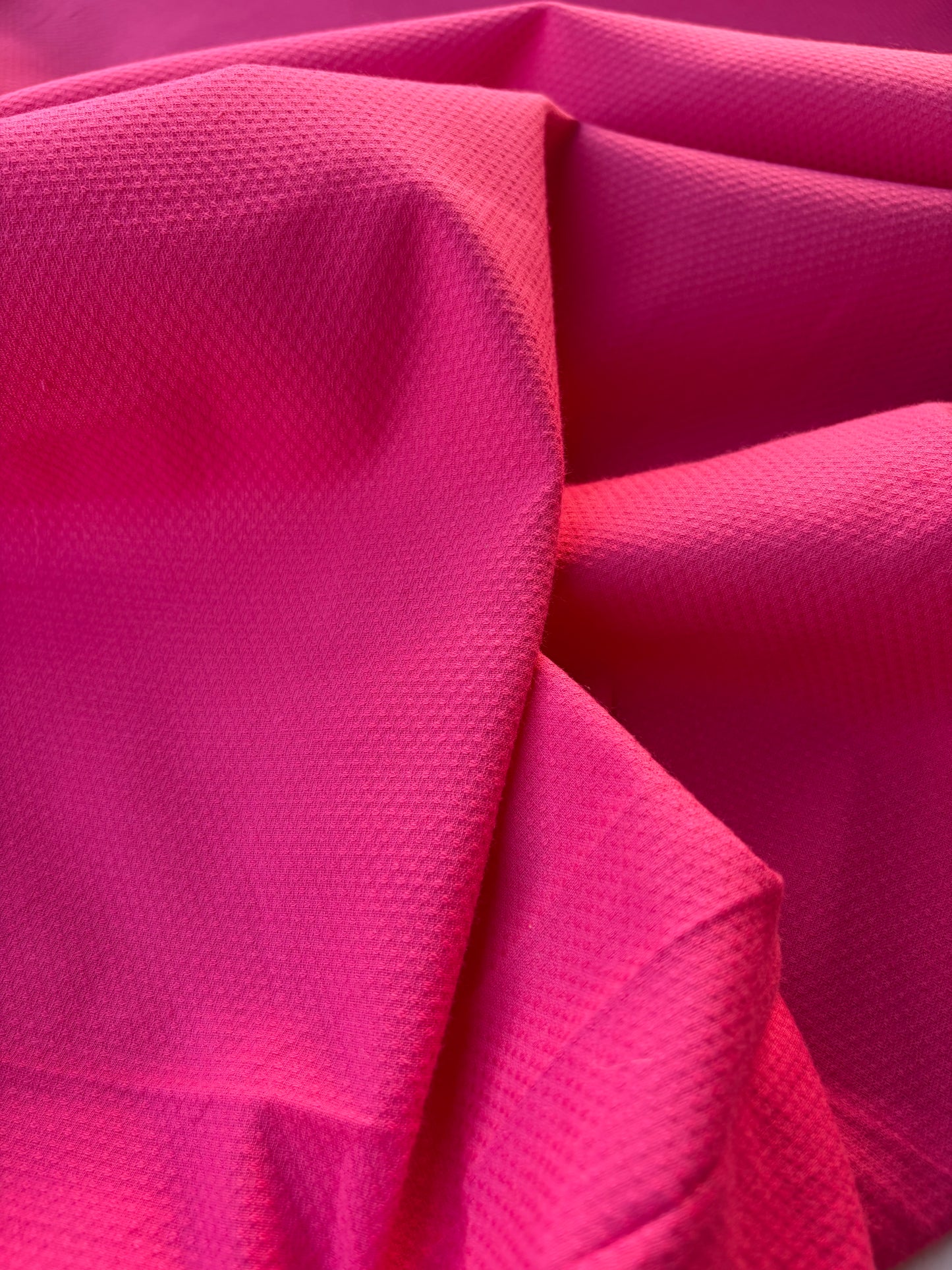 MARGE 042 cotton stretch piqué fuchsia
