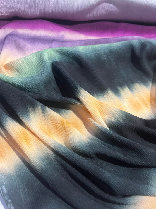 HYACINTHE 024  viscose crepon tie-dye