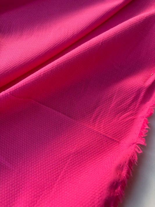 MARGE 042 cotton stretch piqué fuchsia