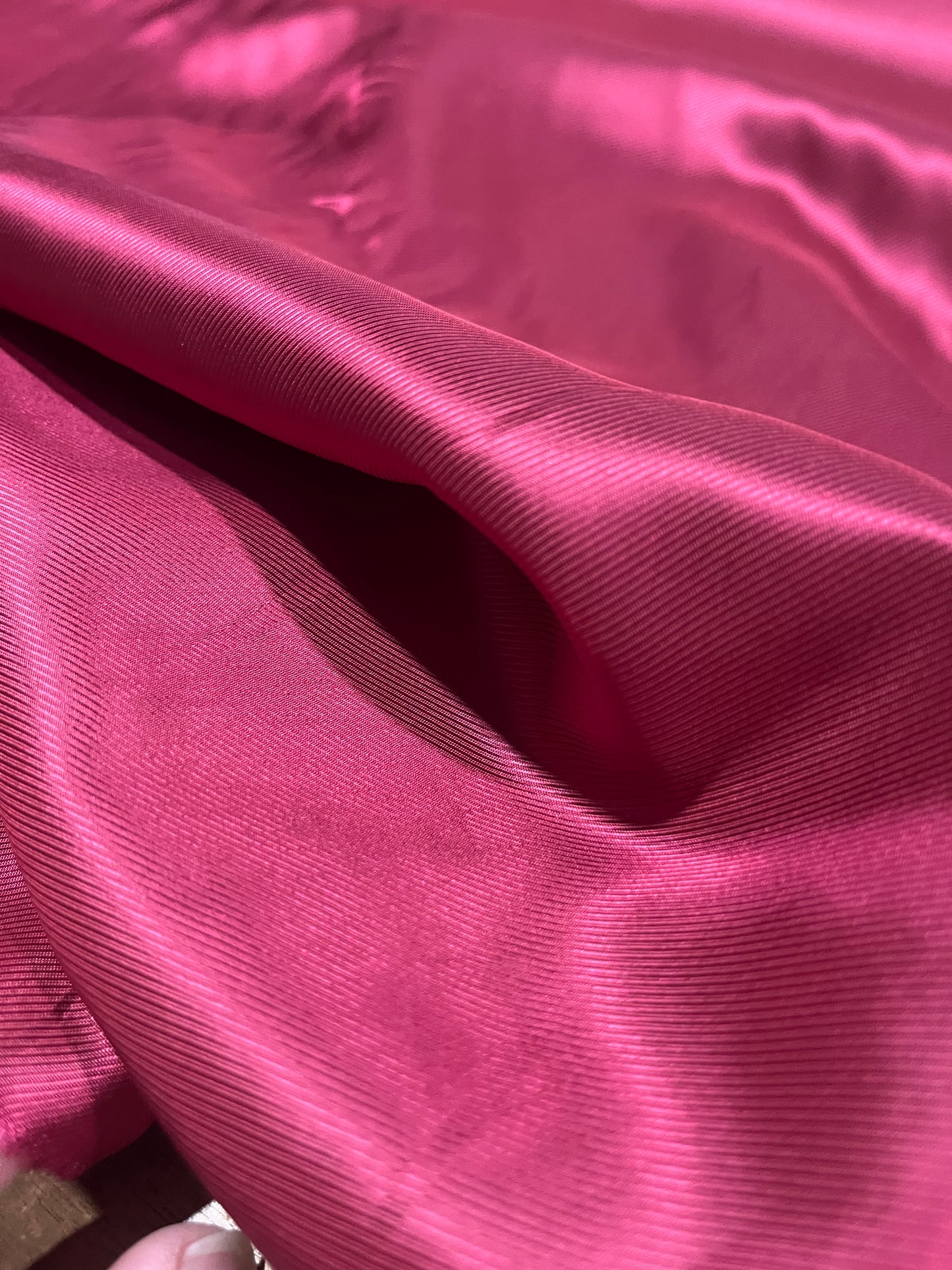 F01 CAN 414 viscose twill satin brique