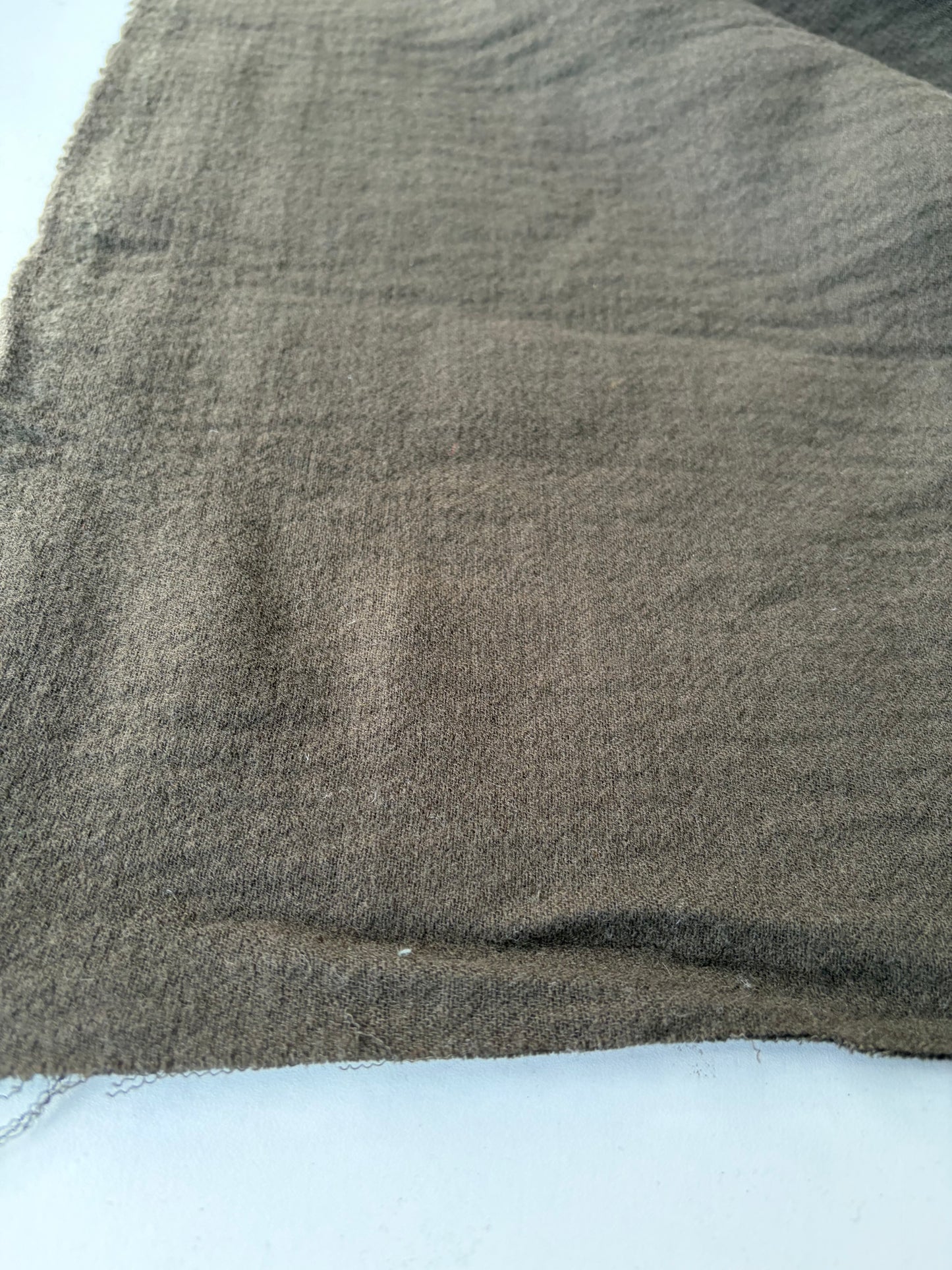 MORTY 002 dark brown heavy wool double fabric