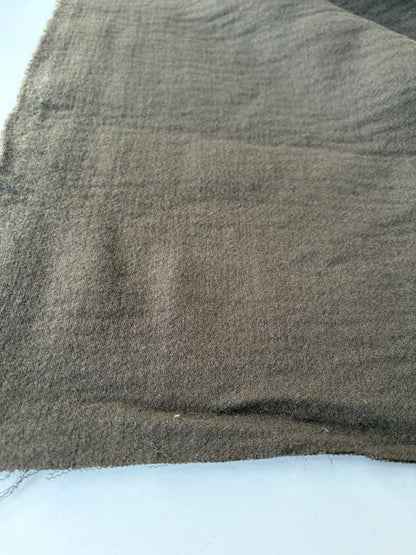 MORTY 002 dark brown heavy wool double fabric