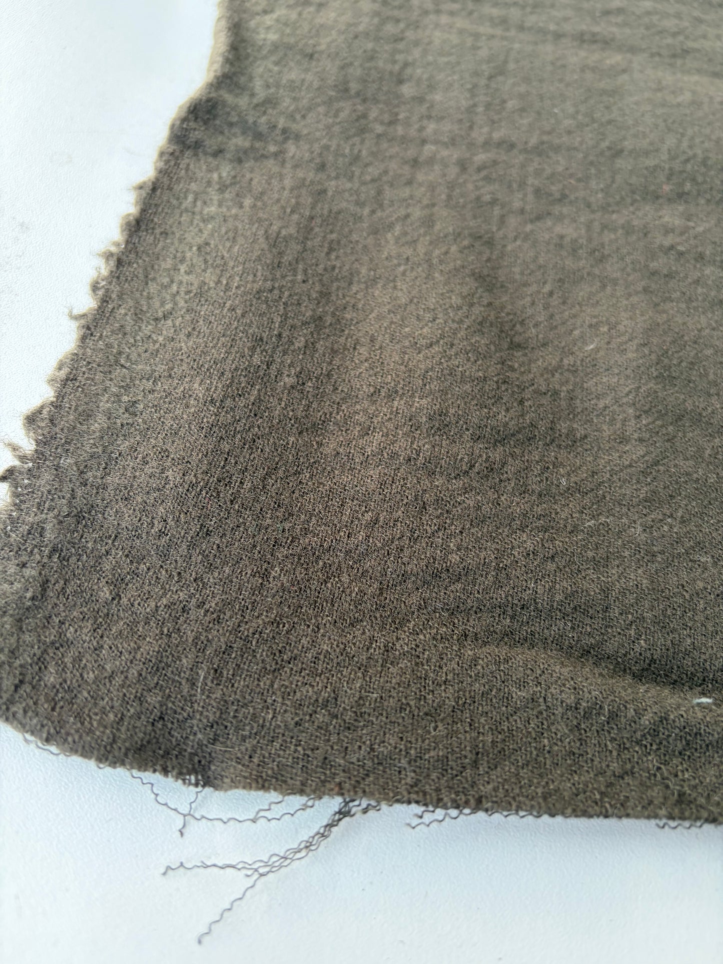 MORTY 002 dark brown heavy wool double fabric