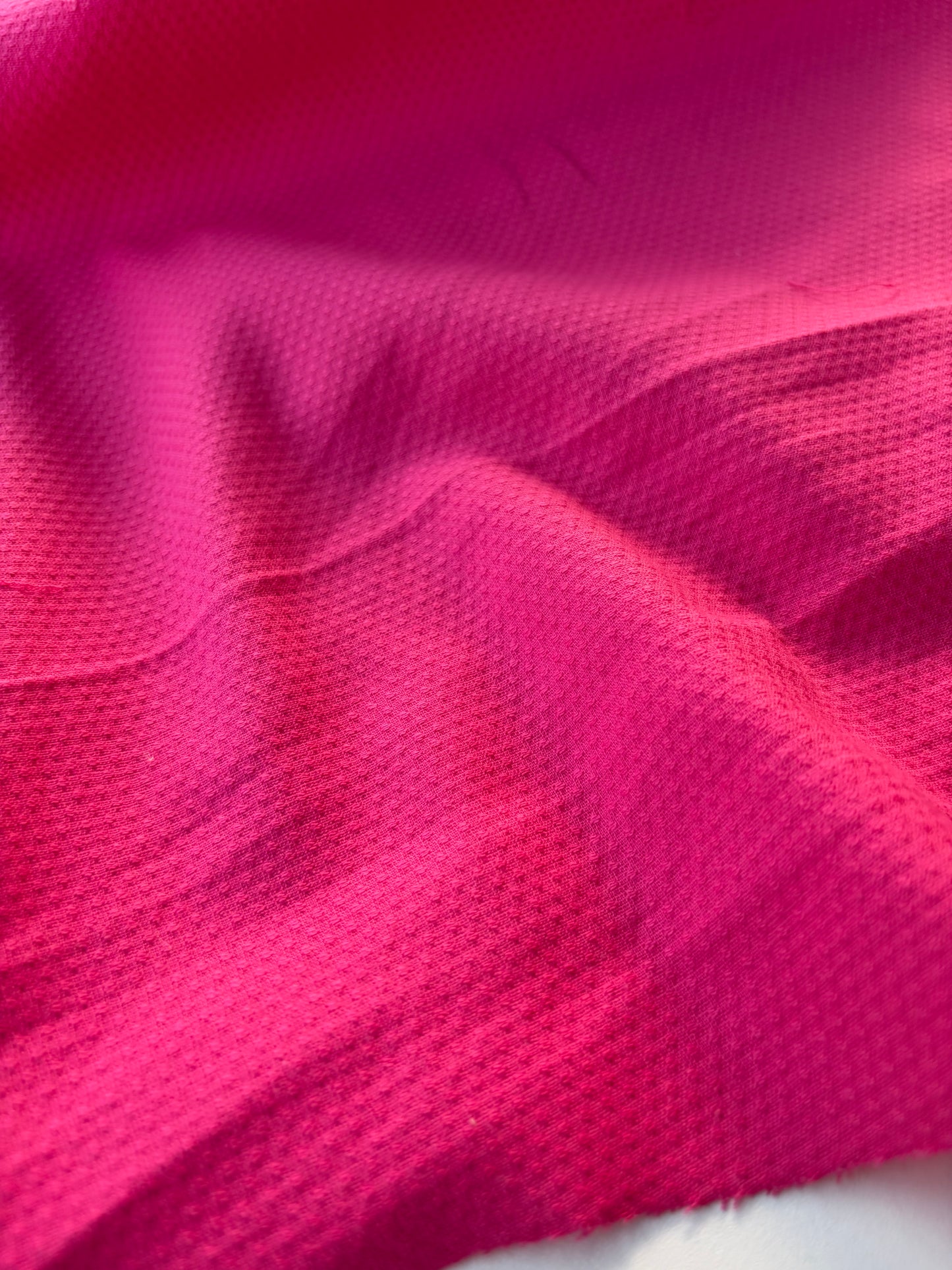 MARGE 042 cotton stretch piqué fuchsia