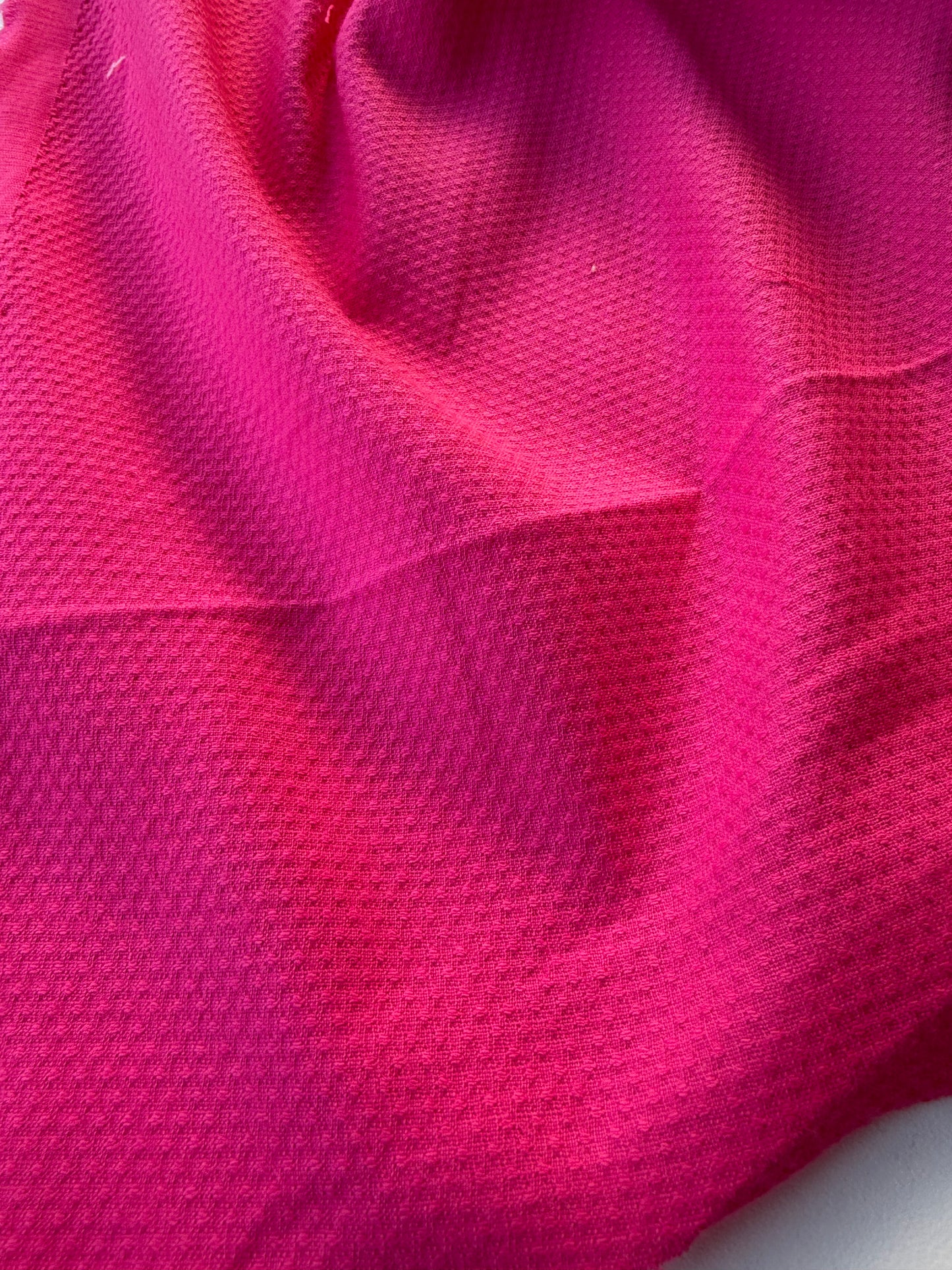 MARGE 042 cotton stretch piqué fuchsia