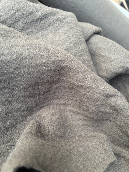 MORTY 002 dark brown heavy wool double fabric